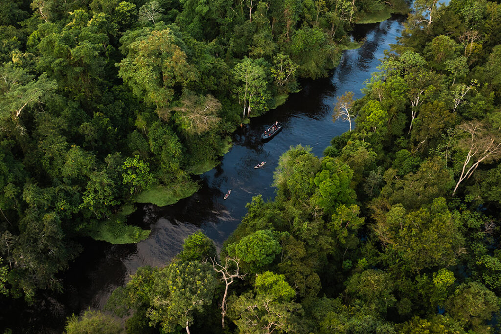 A rio Amazonas faz parte dos cruzeiros em iates de luxo da Aqua Expeditions